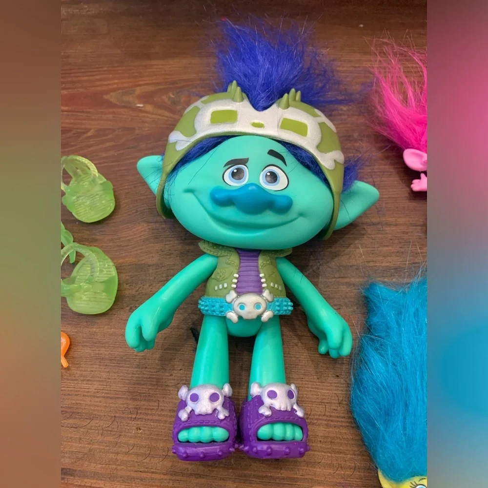 Trolls lot with accessories, 5 dolls - Picture 4 of 4